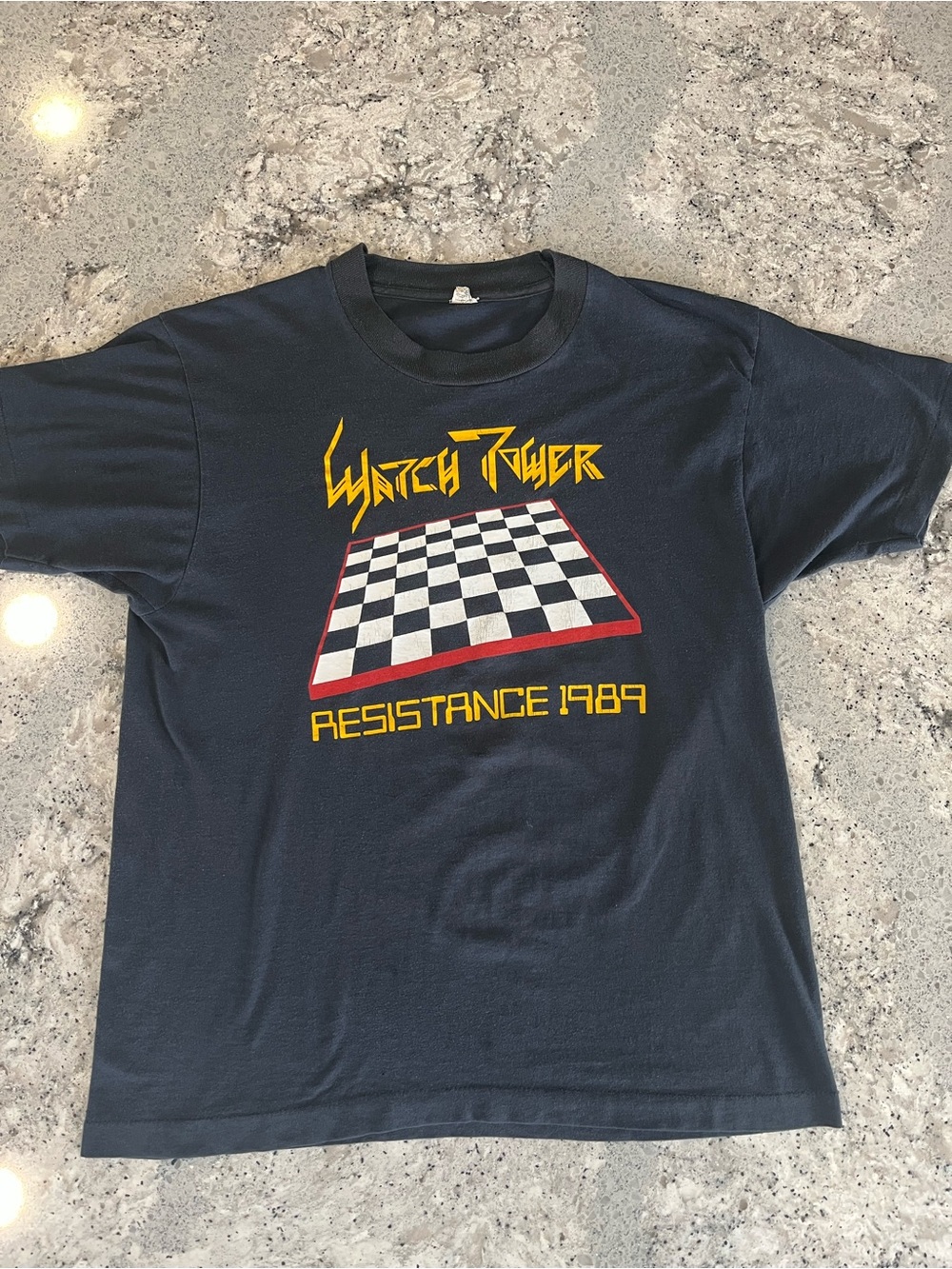 Vintage 1989 Watch Tower Metal Band Tee
